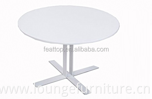 Iron base coffee table,round metal wire side coffee table